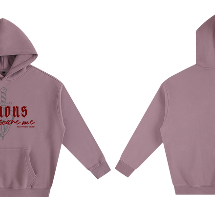 D E M O N S / D O N ' T / S C A R E / M E - Oversized Fleece Hoodie -