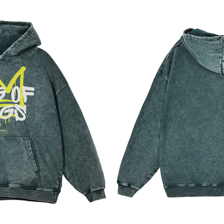 K I N G / O F / K I N G S - Acid Wash Oversize Hoodie